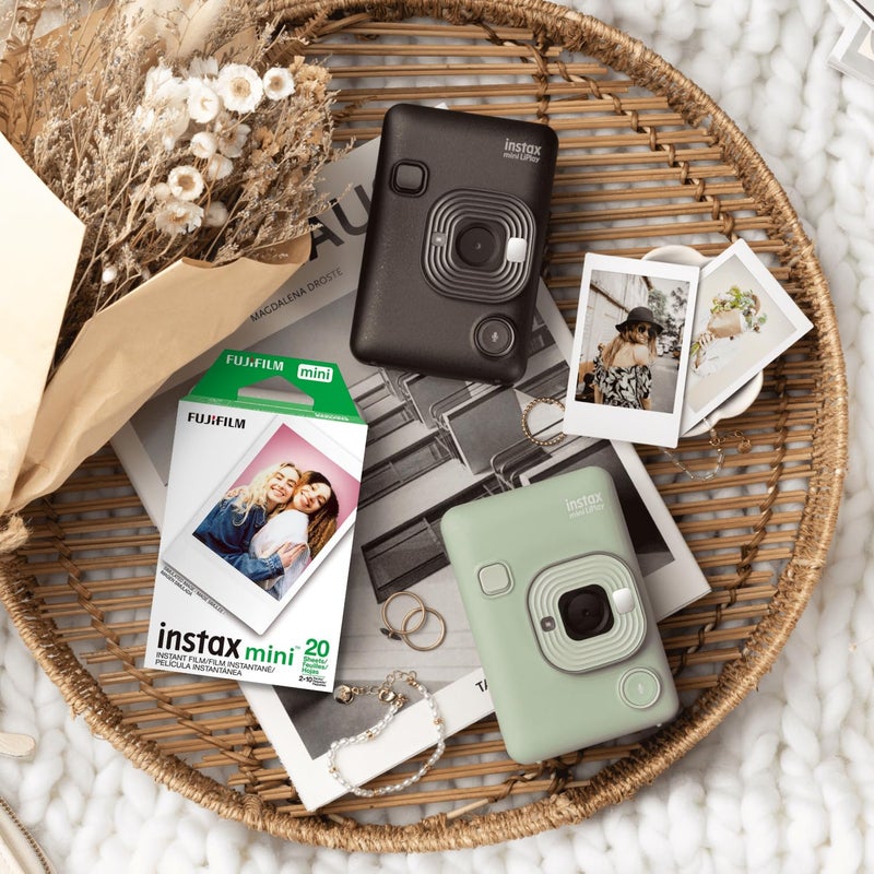 Fujifilm Instax Mini Film - Twin Pack 20 EXP Total, ISO 800, Compatible with Instax Mini Evo, 12, 11, 9 Models, Includes Balveli Premium Microfiber Cleaning Cloth - Image 5