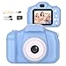 Mafiti Kids Camera26MP HD Mini Selfie Digital Camera for KidsToddler Camera1080P VideoOutdoor Toy for HolidayBirthday Xmas Gift for 38 Years Old Girl BoyBlue - Image 3