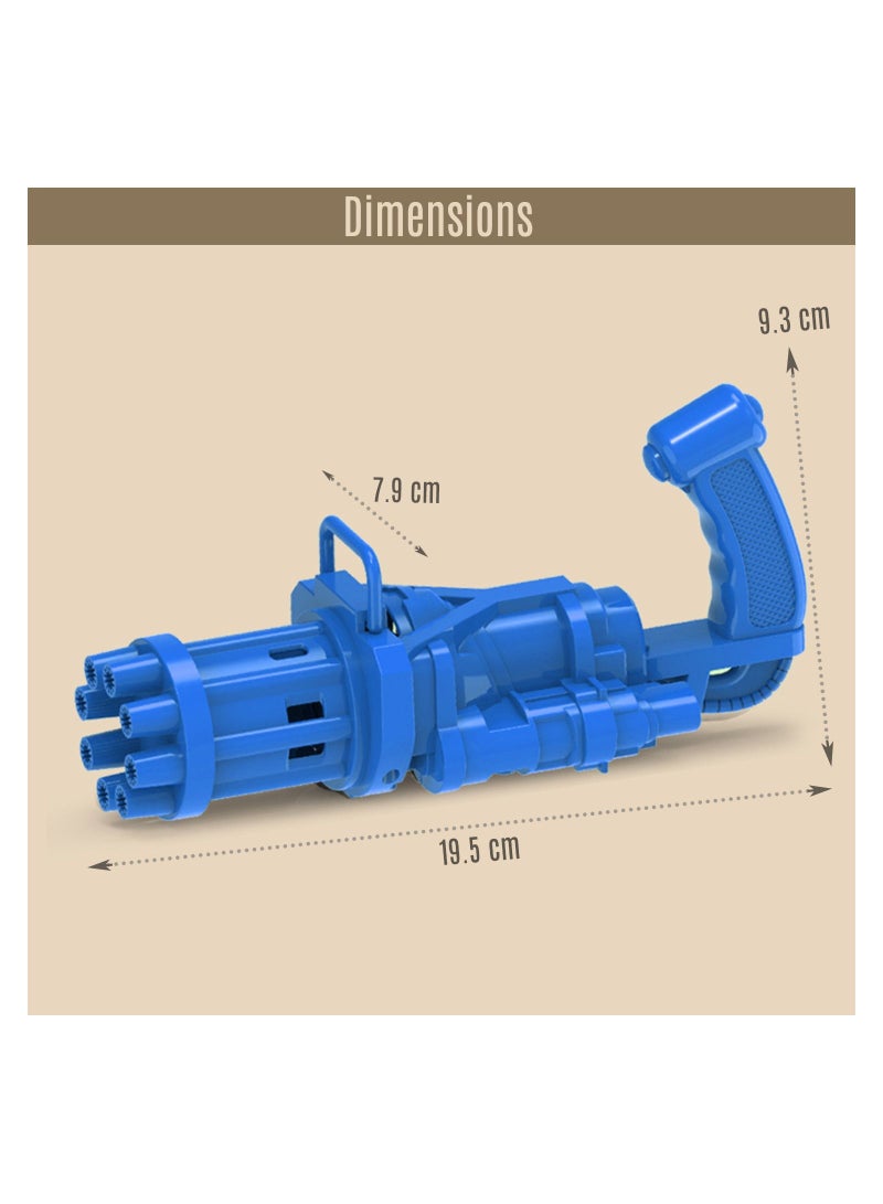 Little Story مسدس فقاعات للأطفال 8 فتحات - أزرق - Image 3
