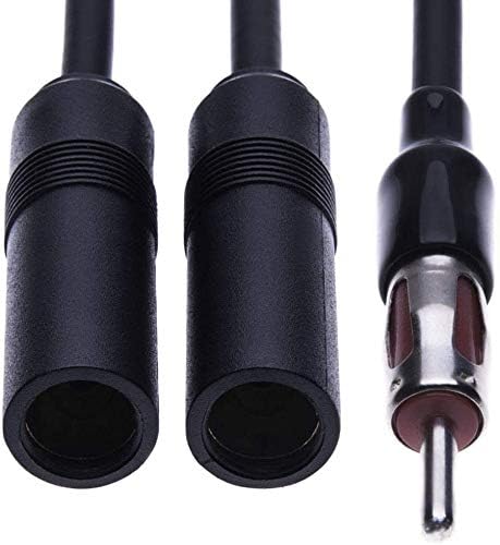 Keple Universal Car Radio DIN Aerial Y Splitter by Keple | Diversity Male to Female Antenna Extention Lead Navigation 1.5ft - Image 2