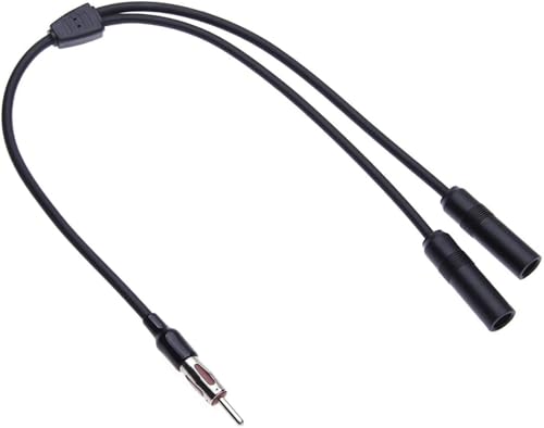 Keple Universal Car Radio DIN Aerial Y Splitter by Keple | Diversity Male to Female Antenna Extention Lead Navigation 1.5ft - Image 3
