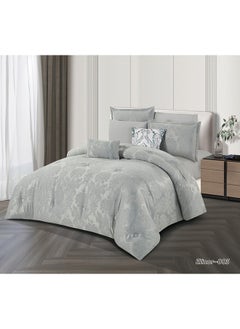 Horse Comforter Set With Soft Silky Jacquard Fabric And A Modern And Distinctive Pattern That Satisfies All Tastes 8 Pieces King Size