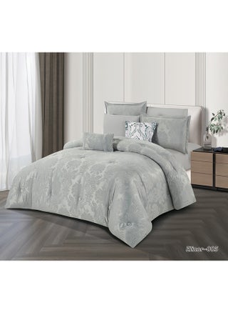 Horse Comforter Set With Soft Silky Jacquard Fabric And A Modern And Distinctive Pattern That Satisfies All Tastes 8 Pieces King Size - pzsku/Z33396E5348C88F43CC46Z/45/_/1719920304/e4c806c5-2bb3-4e69-99e6-2c179567a426