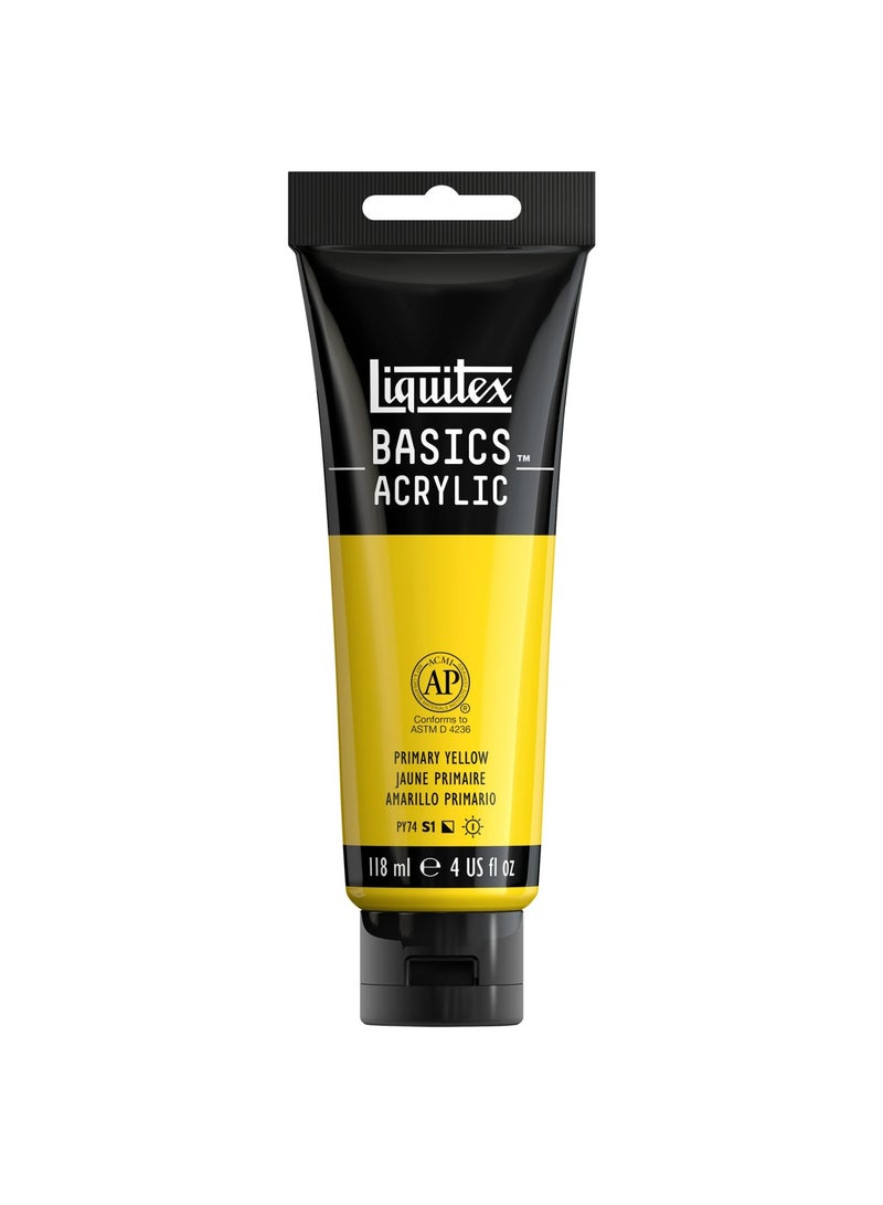 Liquitex أنبوب طلاء أكريليك أساسي 118 مل محتوى أصفر أساسي - Image 1