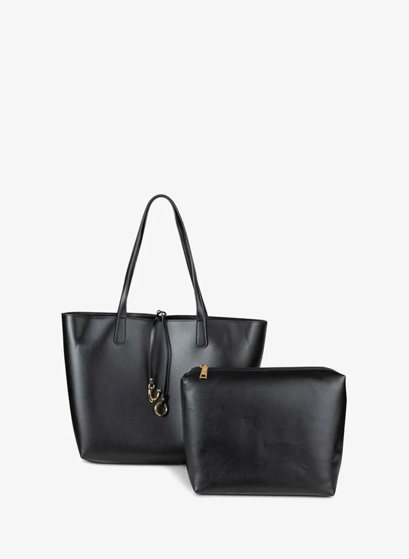 Vincci Black Women Tote Bag with Top Handle for Women | Best Price UAE