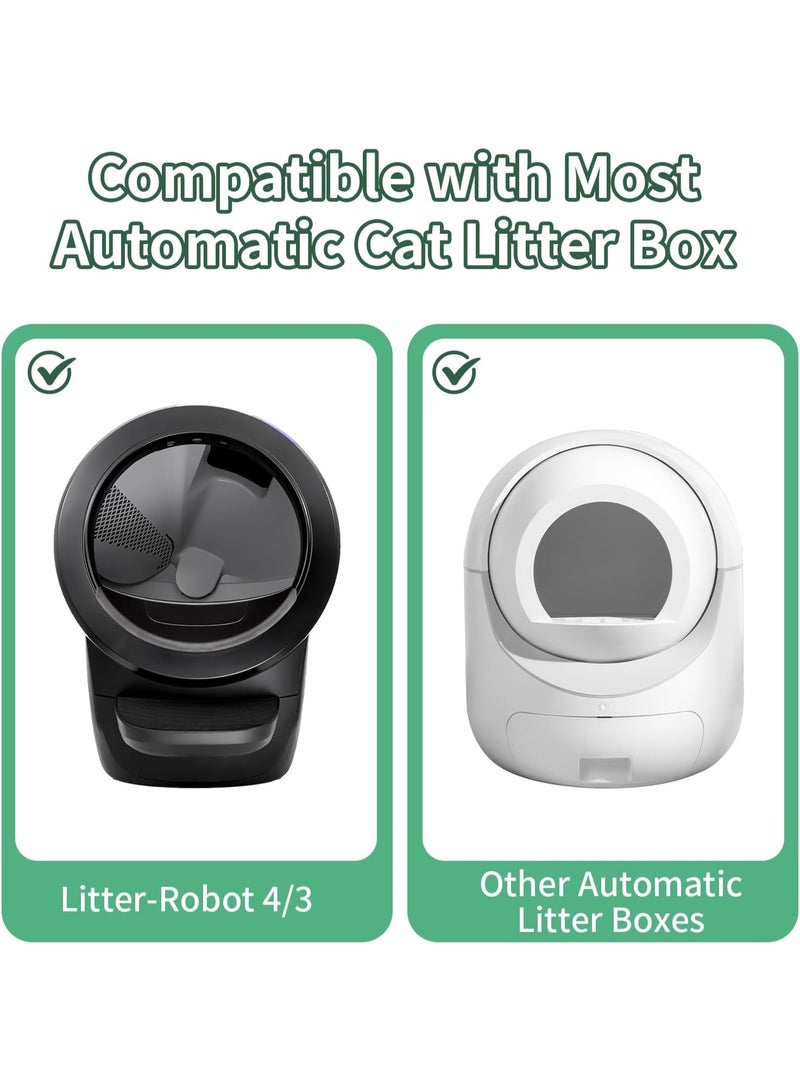 Meetion 40 Count Cat Litter Box Liners for Automatic Cat Litter Box and Litter-Robot 4/3, Heavy-Duty, Extra Thick - Image 5