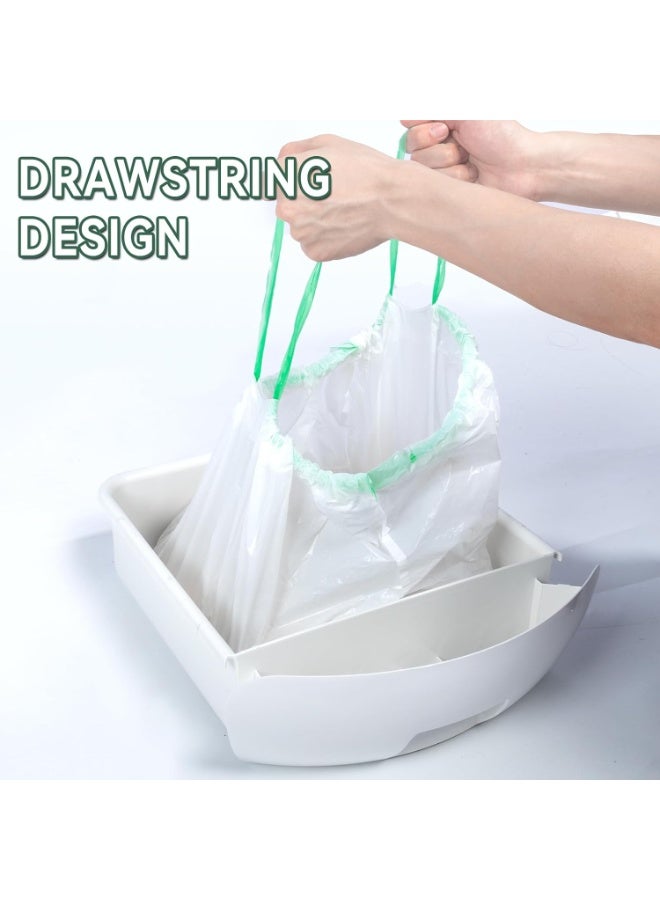 Meetion 40 Count Cat Litter Box Liners for Automatic Cat Litter Box and Litter-Robot 4/3, Heavy-Duty, Extra Thick - Image 2