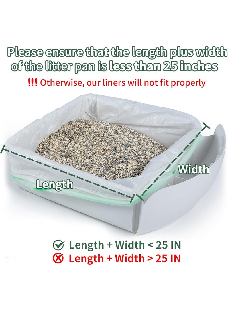 Meetion 40 Count Cat Litter Box Liners for Automatic Cat Litter Box and Litter-Robot 4/3, Heavy-Duty, Extra Thick - Image 4