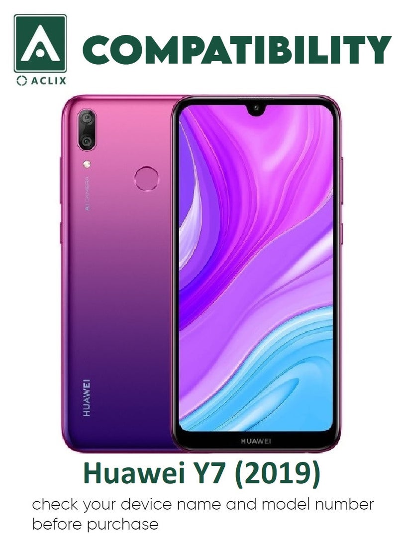 ACLIX Antistatic ESD Dustproof Premium Quality High Definition Tempered Glass Screen Protector Designed For Huawei Y7 (2019) - Image 3