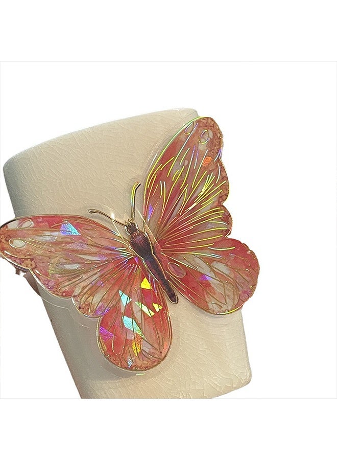 10-Piece Purple 3D Butterflies Wall Stickers,3D Butterfly Decorative Wall Sticker Set Multicolour for Party Decorations - Image 2