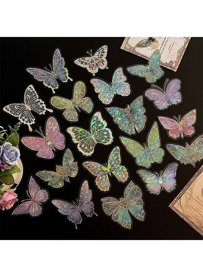 10-Piece Purple 3D Butterflies Wall Stickers,3D Butterfly Decorative Wall Sticker Set Multicolour for Party Decorations - Image 3