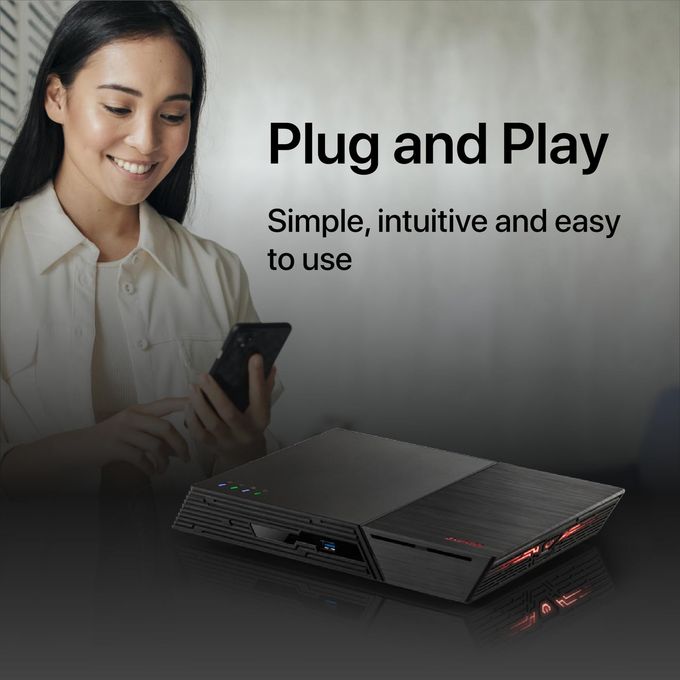 asustor Flashstor 6 Fs6706T 6 Bay All-Ssd Nas Storage, Quad Core 2.0Ghz, Six M.2 Ssd, Dual 2.5Gbe, 4Gb Ram Ddr4, Network Attached Storage (Diskless) - Image 3