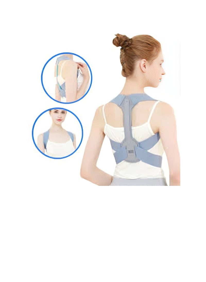Relax Smart Adjustable Back Support Belt and Posture Brace – Upper Back and Shoulder Support, Comfortable Fit, Size XL - Image 1