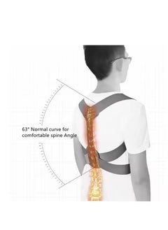 Relax Smart Back Support Belt Posture Corrector Adjustable Upper Back Brace Supports and Straightens the Spine to Relieve Shoulder Neck and Back Pain Size XL  - Image 4
