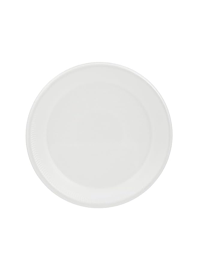 Raxoom Packing Foam Plate White 7 Inch Disposable, Tableware, Birthday Parties, Office, Home Events, Camping - 25 Pieces. - Image 3