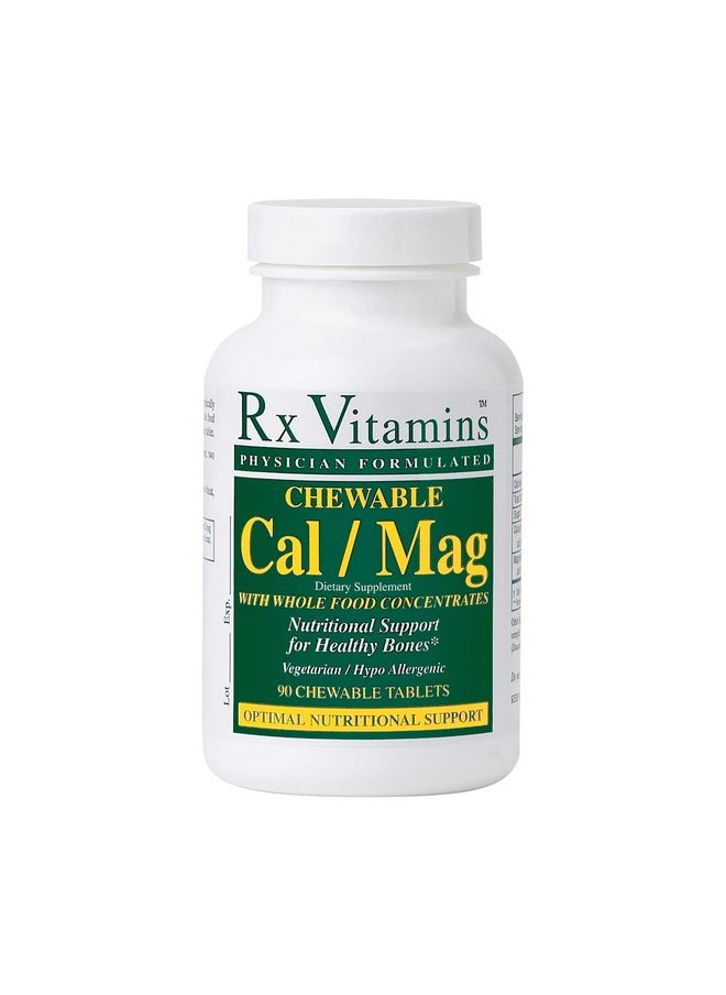 Rx Vitamins Chewable Calcium/Magnesium Tablets 90 Count  - Image 1