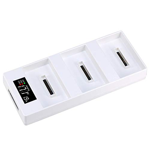 Hanatora Battery Charging Hub for DJI Phantom 4/4 Advanced/4 Pro V2.0/4 Pro Plus Obsidian, 3 in 1 Multiple Charger with Charge Indicator LCD Display - Image 1