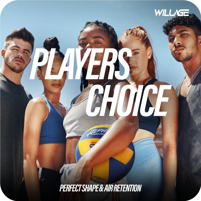 WILLAGE ® Volleyball Ball - Indoor/Outdoor Match Quality Standard Size 4 - Image 3