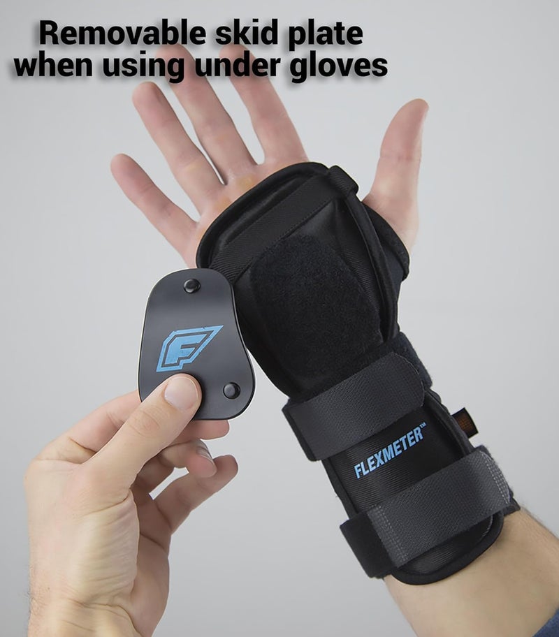 Demon United Flexmeter Double Sided Wrist Guards -Integrated with D3O Impact Technology-Sold as Pair (Large) - Image 4