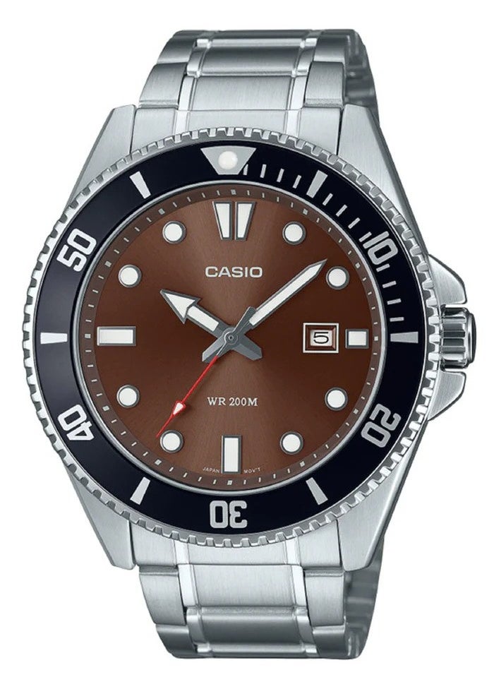 CASIO Casio MDV-107D-5A Analog Stainless Steel Strap Watch For Men  - Image 1