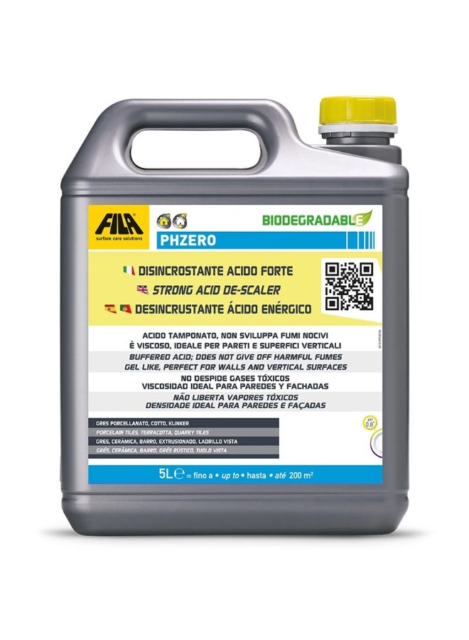 Fila Surface Care Solutions Ph Zero Strong Acid De Scaler 5 Litres