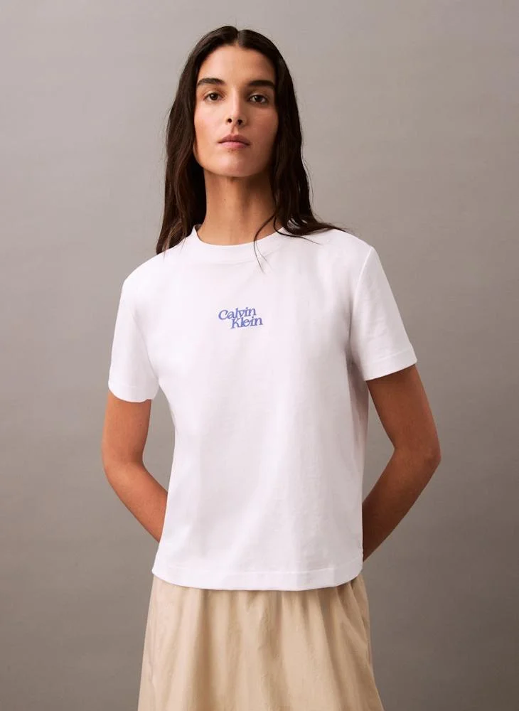 كالفن كلاين جينز Logo Crew Neck T-Shirt