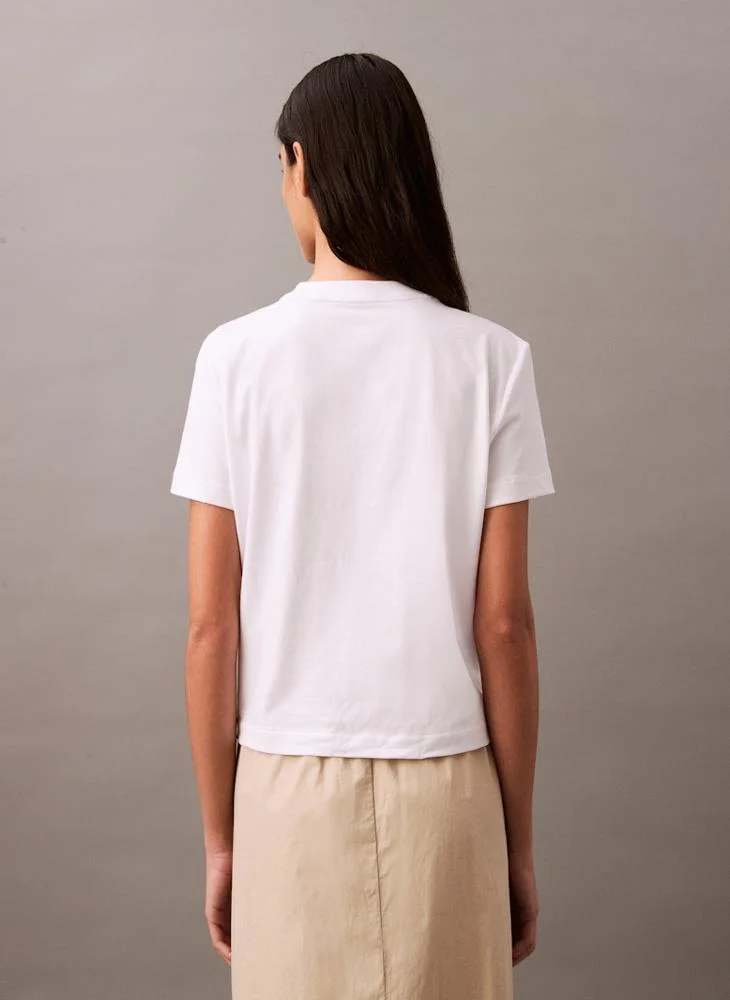 كالفن كلاين جينز Logo Crew Neck T-Shirt