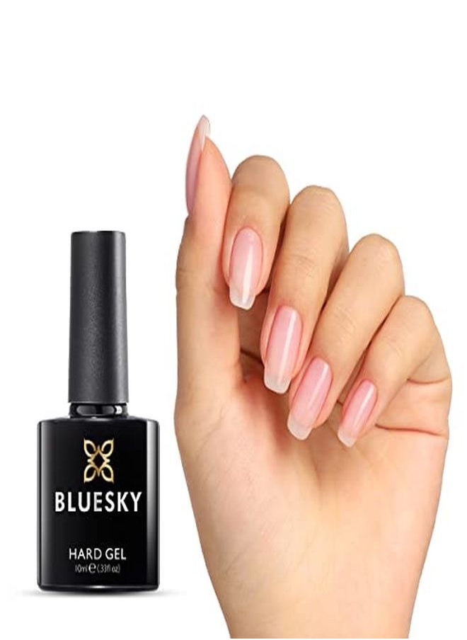 Bluesky - Hard Gel For Nails Gel Nail Polish For Nail Strengthener And Builder Gel For Short Extension Soft Clear Pink 10Ml - Image 1