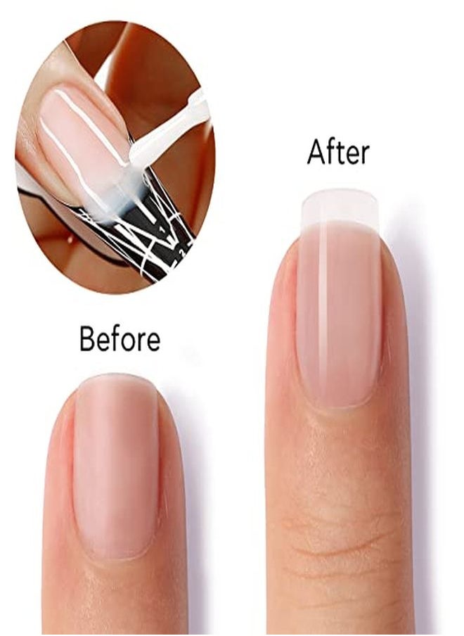 Bluesky - Hard Gel For Nails Gel Nail Polish For Nail Strengthener And Builder Gel For Short Extension Soft Clear Pink 10Ml - Image 1