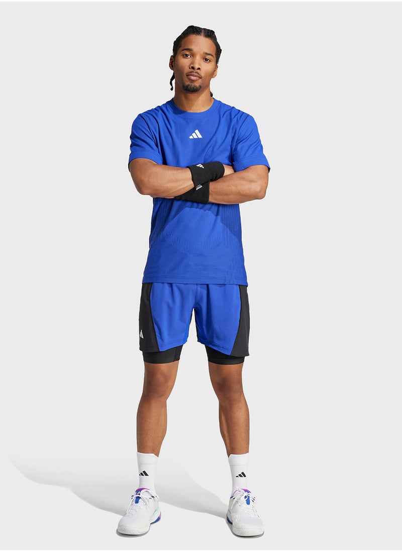 Adidas Tennis Aeroready Shorts Set  - Image 5
