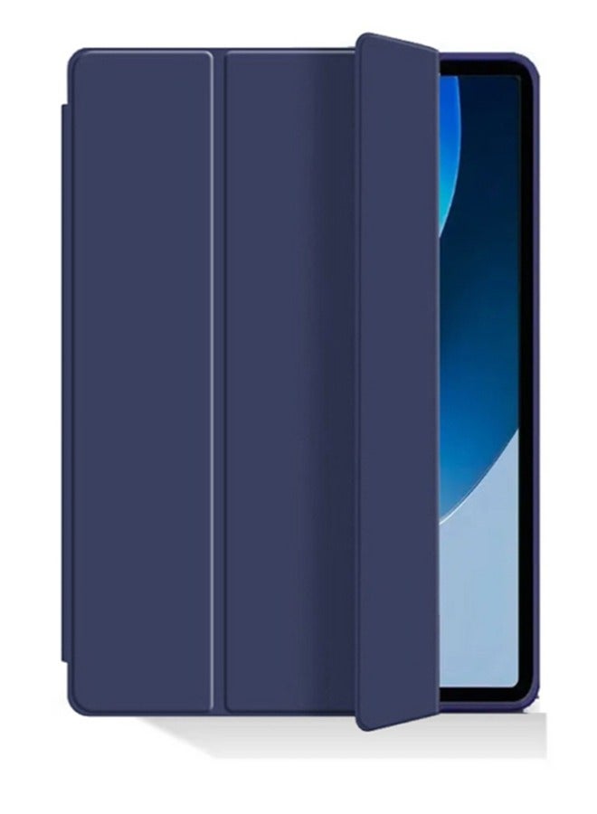 Case for HUAWEI Matepad 10.4-Inch (2022), Auto Wake/Sleep, Comfortable Skin Touch, Slim Trifold Stand Protective Cover with Soft TPU Back, Dark Blue - Image 1