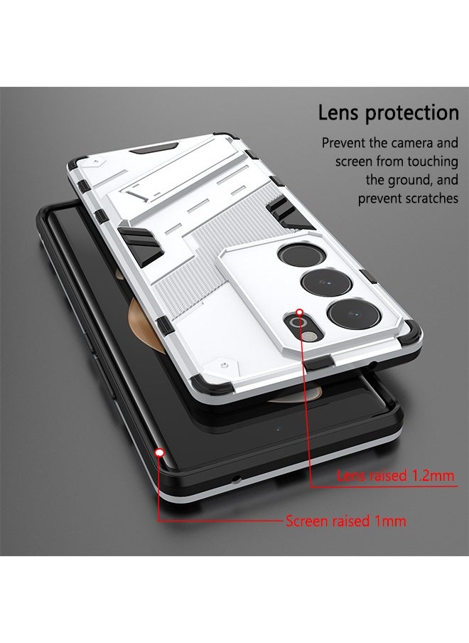 Phone Case Compatible with VIVO V29 5G/V29 Pro/S17/S17 Pro with Kickstand & Shockproof Military Grade Drop Proof Protection Sturdy Bumper Protective Back Cover - pzsku/Z333A2B31B48D8102BB52Z/45/_/1706509994/1aff5d35-7bbe-4db0-bf23-aa4ce96c8760