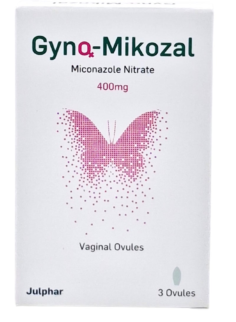 Gyno Mikozal 400Mg Vaginal Ovules 3"S