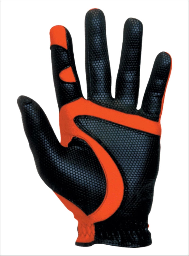 GolfBasic Fit39 EX Golf Gloves (Black/Red) (Small) - Image 1