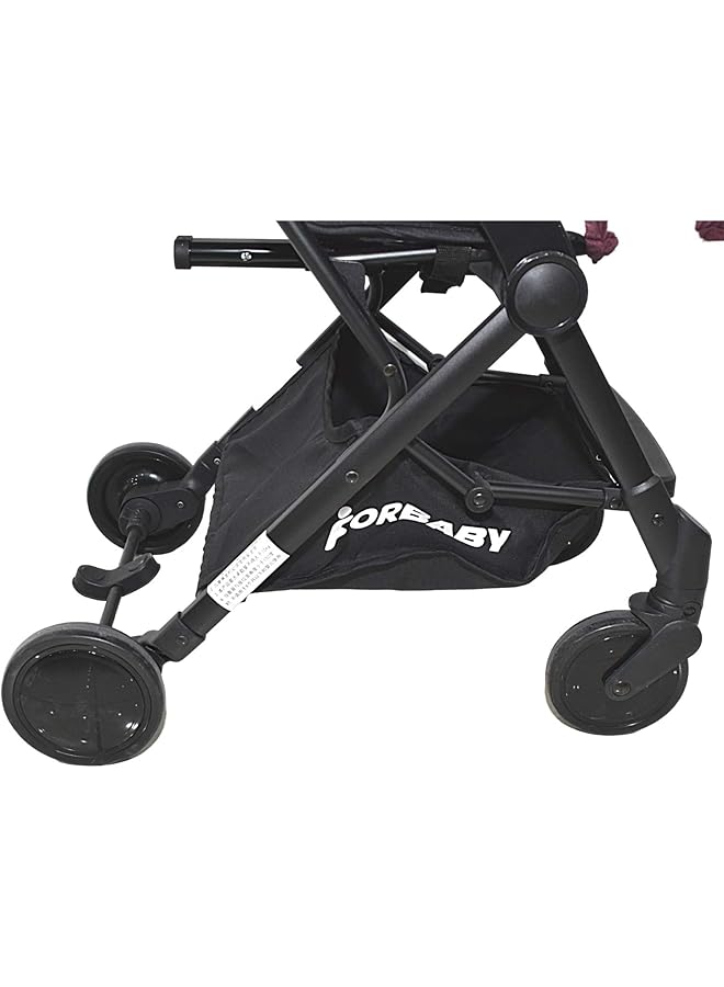 erorex Dgl 88725 Foldable Baby Stroller Grey Pink - Image 4