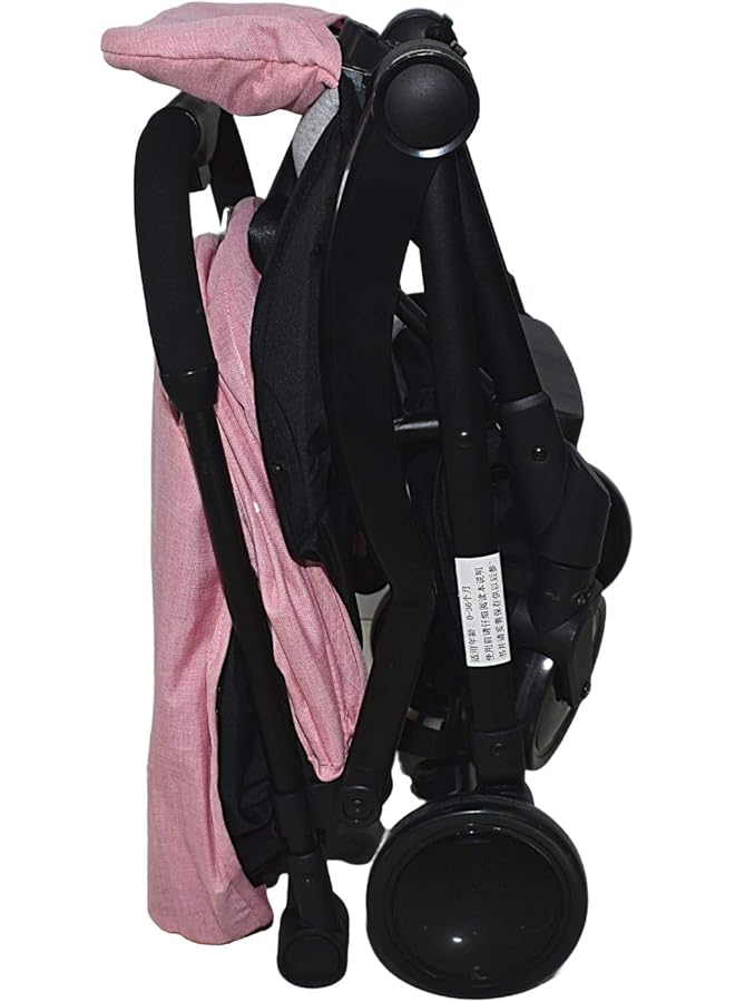 erorex Dgl 88725 Foldable Baby Stroller Grey Pink - Image 5