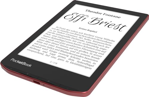PocketBook Verse Pro E-Reader Waterproof | Eye-Friendly 6'' E-Ink Carta™ HD Touchscreen | Audio-Book & E-Book Reader | Text-to-Speech Function | SMARTlight | 16GB | WiFi & Bluetooth | Red - Image 4