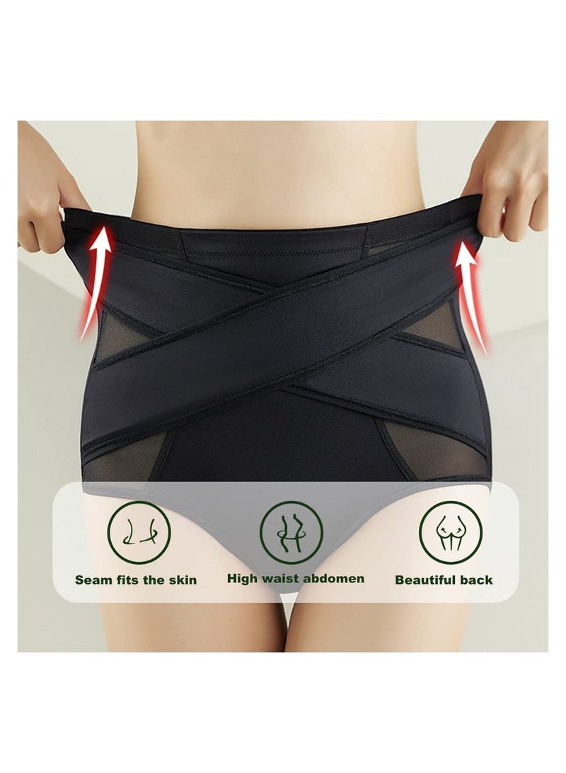 Excefore Shapewear for Women Waist Trainer Tummy Control Lifter Panties Hi-waist Short Stomach Body Shaper Cincher Girdle (XL) - Image 3