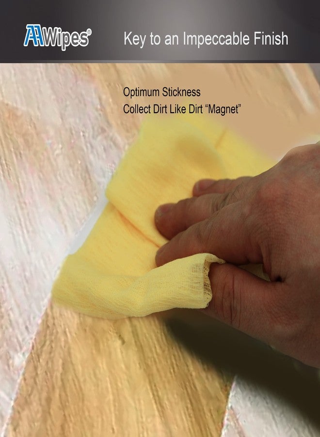 AAwipes Tack Cloths (10-Pack 100% Cotton Rags, Light Yellow, 18" X 36") Professional Grade Remove Dust, Clean Surfaces for Woodworking, Painting, Automotive, Metal, Sanding, Buffing (TC183610Y) - Image 4