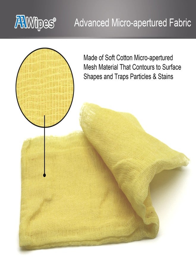 AAwipes Tack Cloths (10-Pack 100% Cotton Rags, Light Yellow, 18" X 36") Professional Grade Remove Dust, Clean Surfaces for Woodworking, Painting, Automotive, Metal, Sanding, Buffing (TC183610Y) - Image 3