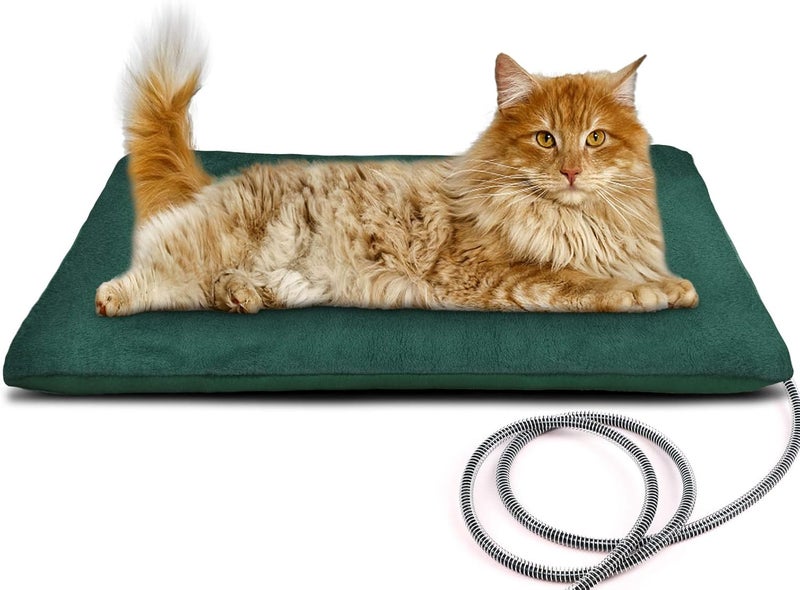 petnf Outdoor Pet Heating Pads for Dog,Soft Electric Blanket Auto Temperature Control,Heated Mat for Dog House,Whelping Supply for Pregnant New Born Stray Feral Cat Puppy,Safe - Image 1