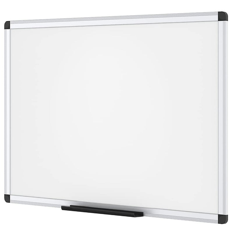 VIZ-PRO Dry Erase Board/Magnetic White Board, 48 X 32 Inches, Silver Aluminium Frame - Image 1