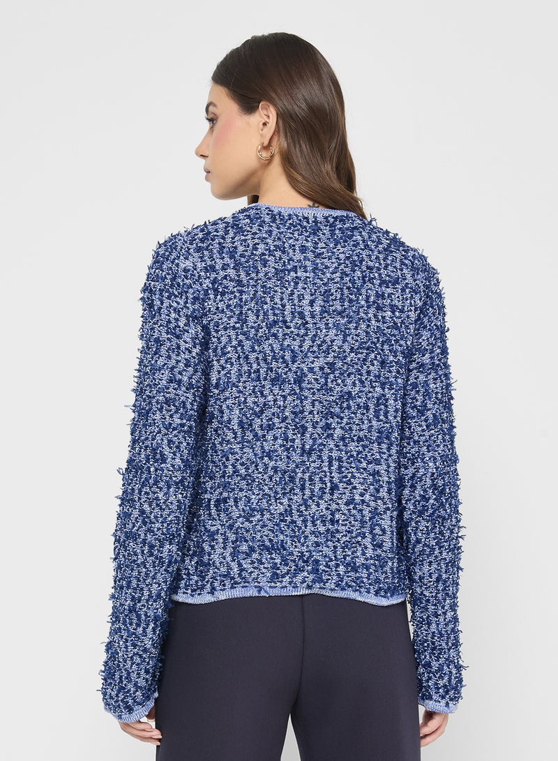 ELLA Tweed Button Down Jacket - Image 2