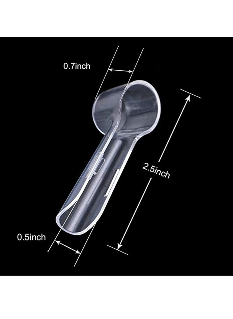 Captaintech Portable Toothbrush Head Holder Covers,Toothbrush Protective Case,Toothbrush Head Protector,Cap Toothbrush Head Holder Cover Case for Travel Home Office Camping School (3Pcs)  - Image 2