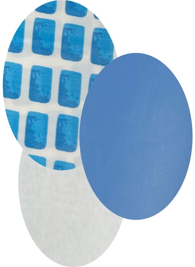 Pool Above All-in-One Repair Kit for Above-Ground Pools | Fast, Underwater-Capable Peel-and-Stick OR Adhesive Glue-Down Vinyl Patches & for Easy Set and Frame Pools 6 Inch Peel and Stick - Image 1