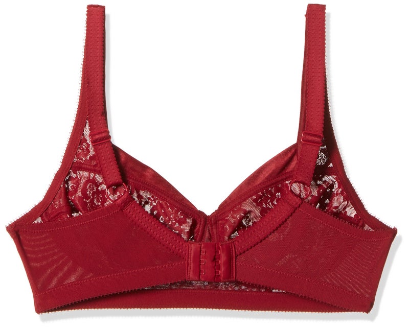 Enamor FB06 Women's Nylon Full Support Classic Lace Lift Bra - Non Padded Non Wired High Coverage(FB06-Masai-34Z) - Image 4