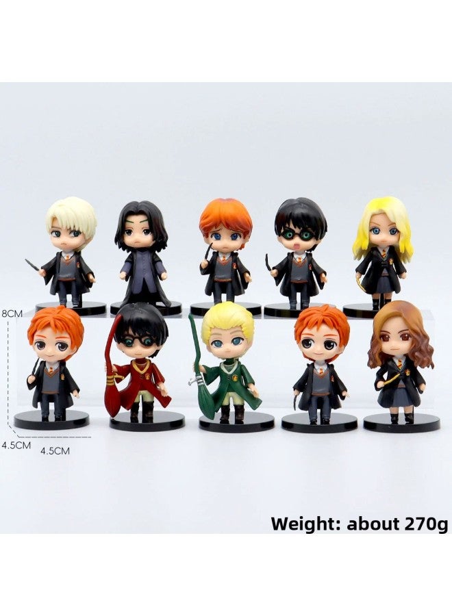Magic Academy Series Car Doll Hermione Fred Blast Malfoy Harry Magic Hand Ornaments 