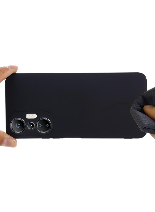 erorex Case For Infinix Hot 20S X6827 Pure Color Liquid Silicone Shockproof Phone Case - Image 4