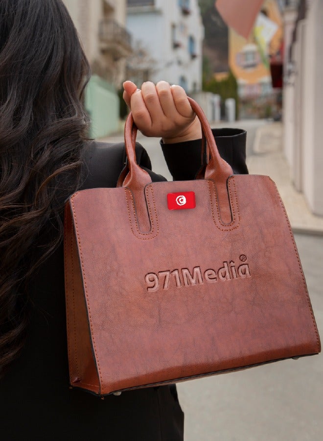 971MEDIA Tunisia Flag Metal Badge – Epoxy Coated Decorative Emblem with Magnet - Image 5