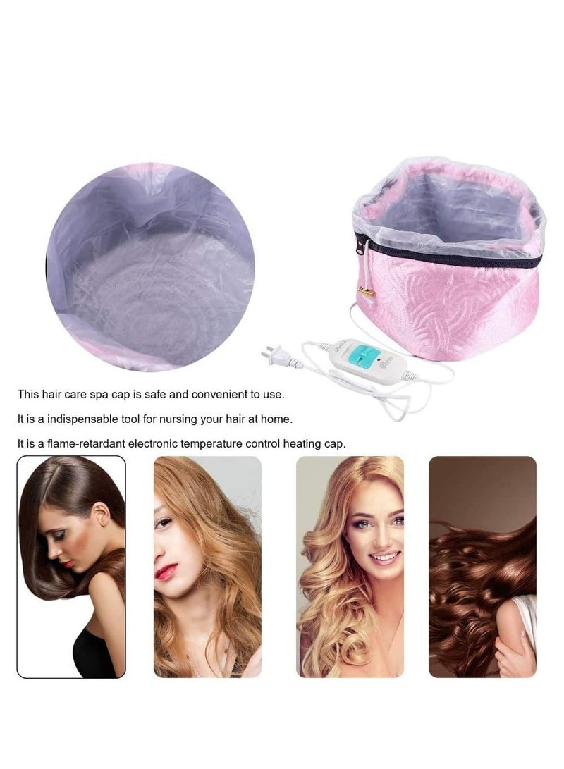 Generic Thermal Hair Drying Cap, Oil Bath Cap, Nourishing Hair Treatment, Effective Home Remedy for Dry and Brittle Hair, Reduces Hair Loss, Promotes Scalp Health, Easy and Safe to Use, Salon Results at Home - Image 5